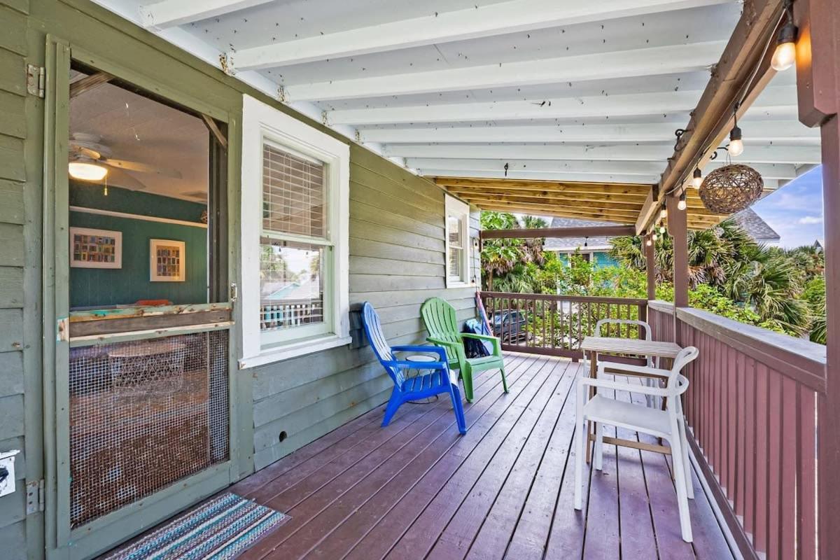 Marvelous Mermaid Bungalow, Dog-Friendly Upstairs Apt In Prime Vilano Beach St. Augustine Exterior foto